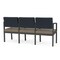 Lesro Lenox 3 Seat Tandem Seating W/ Arms, 64.5 in W 24.5 in L 32 in H LS3103 - alternate 3